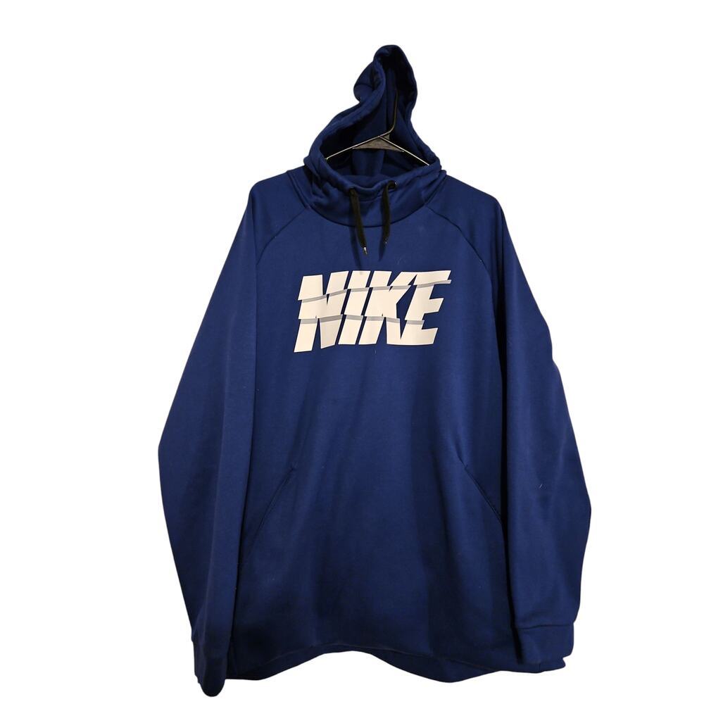 Nike Dr fit Navy Blue Hoodie Sweatshirt Athletic Wear